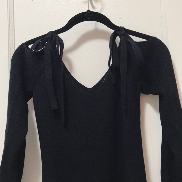 Club Monaco Navy Wool Dress - Picture 3 of 6